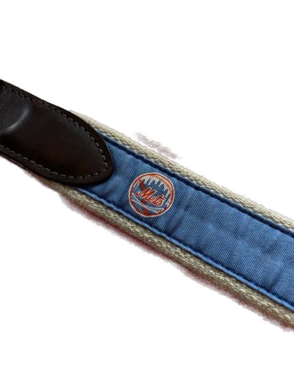 Vineyard Vines MLB New York Mets Canvas Ribbon Belt Size 34